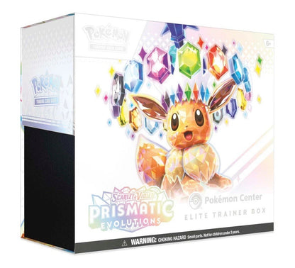 Pokemon Prismatic Evolutions Pokemon Center Edition Elite Trainer Box