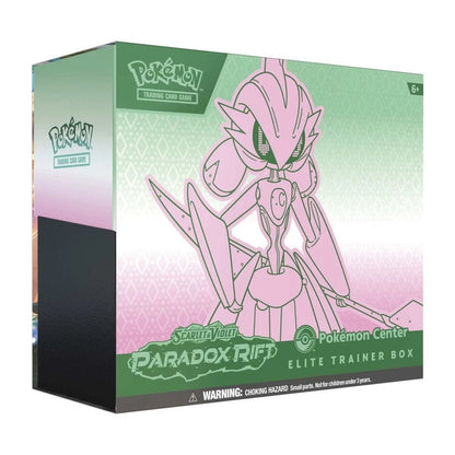 Pokemon Scarlet & Violet Paradox Rift Pokemon Center Edition Elite Trainer Box Iron Valiant
