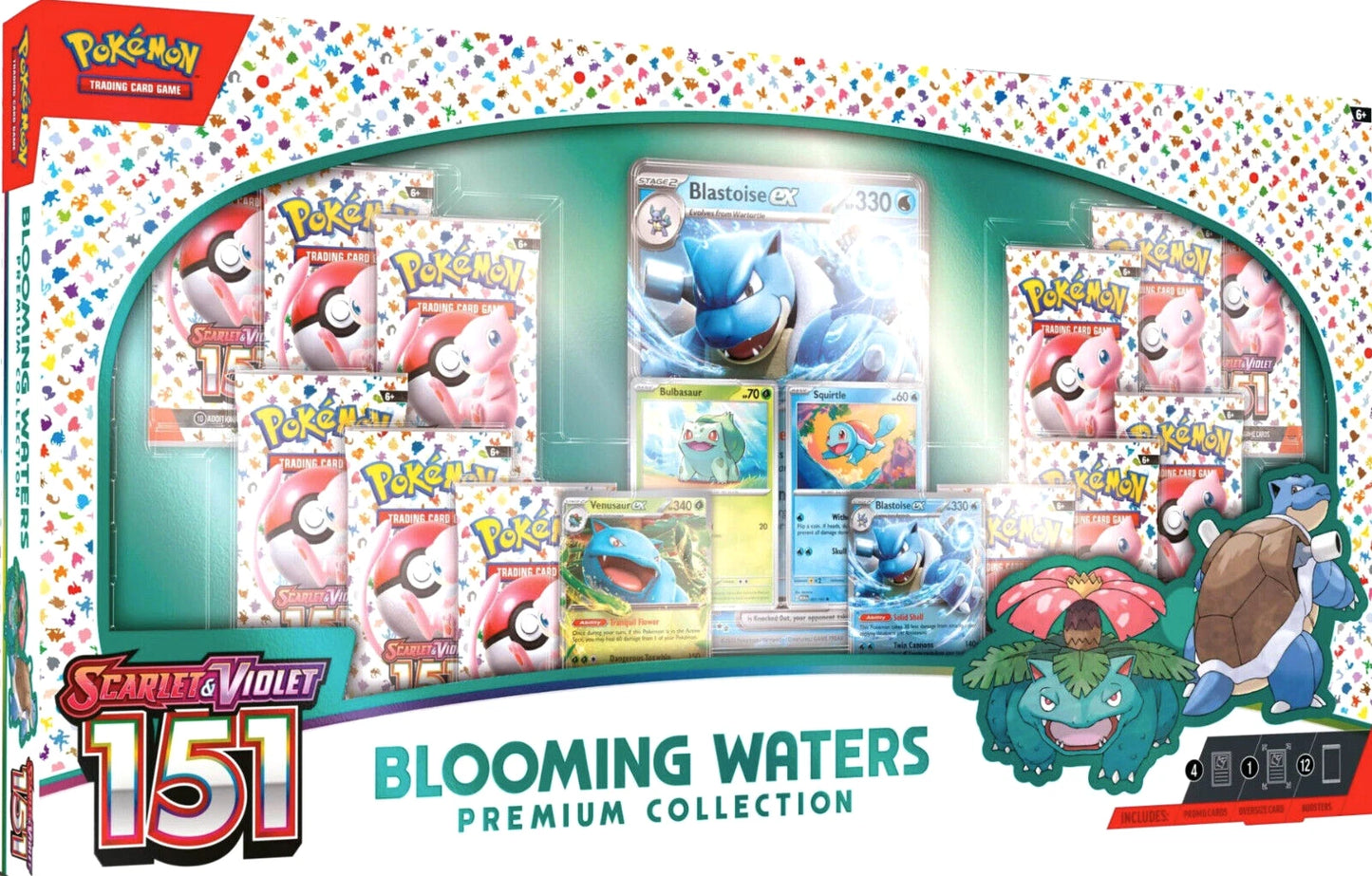 Pokemon TCG Scarlet & Violet 151 Blooming Waters Premium Collection Box