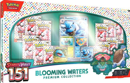 Pokemon TCG Scarlet & Violet 151 Blooming Waters Premium Collection Box