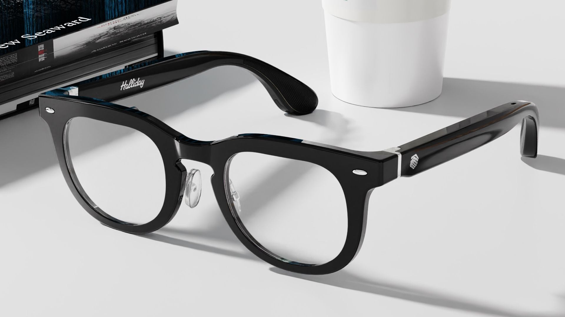 Halliday DigiWindow Glasses Black Non-Prescription Classic